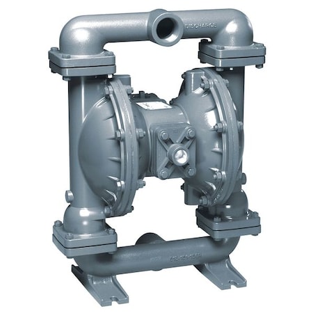 Double Diaphragm Pump, Aluminum, Air Operated, Buna N, 106 GPM