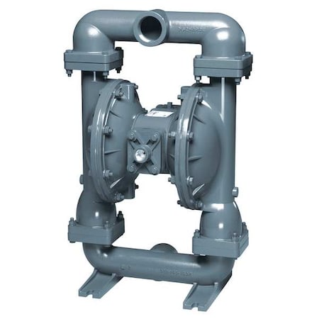 Double Diaphragm Pump, Stainless steel, Air Operated, Santoprene