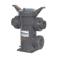 Simplex Strainer, 2" Pipe, Socket/Threaded, PVC, 150 psi