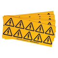 Warning Label,2 In. H,2 In. W,PK10