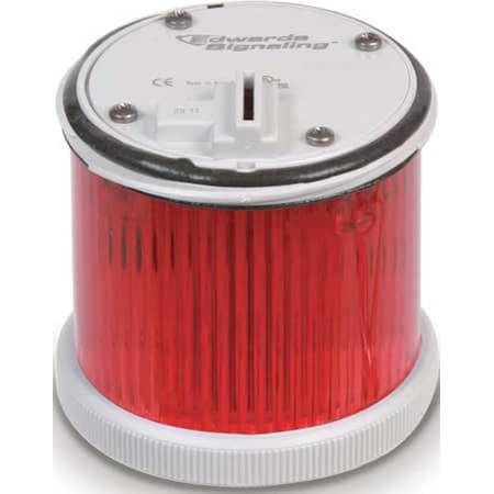 Tower Light Module, 120V AC, Red, 70 mm Dia., 3 1/8 in Height, LED, 270BC Series