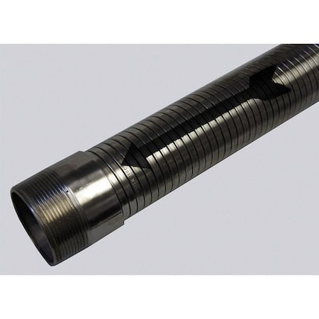 4" Dia x 144" L Ultraflex 304 SS Interlocked Metal Hose