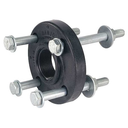 Diaphragm Pump Flange Kit,PP.1-1/2 In.