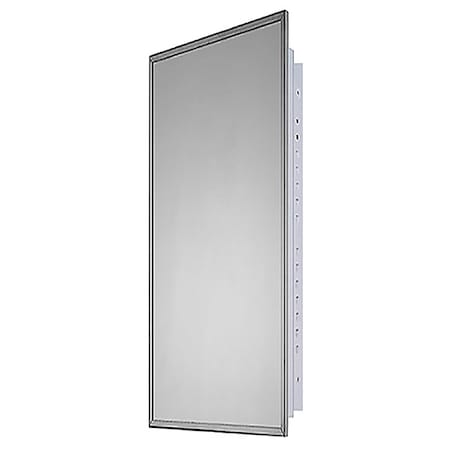 16" x 36" Residential Recessed Mounted SS Framed Medicine Cabinet