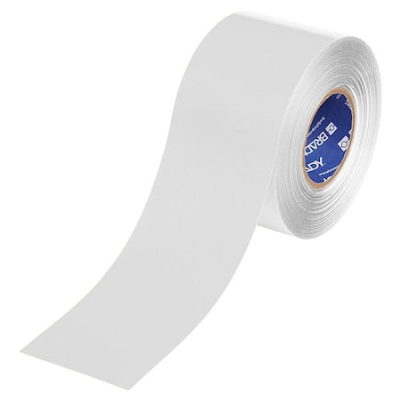 Floor Marking Tape,White,4"W,100ft