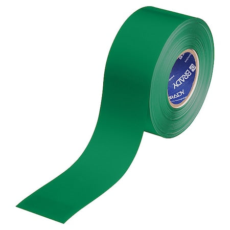 Floor Marking Tape,Green,3"W,100ft