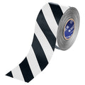Floor Marking Tape,Black/White,4"W,100ft