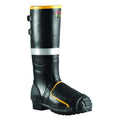 Men's Sigma Tall Rubber Boot w/Met Guard, Steel Toe, 16" Height, Black, 12