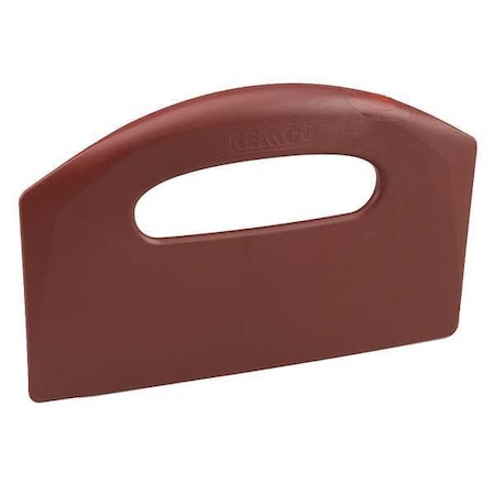 Bench Scraper,Poly,8-1/2 x 5 In,MD Red
