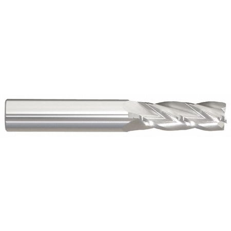 Carbide End Mill, 3/4In, 4FL, Single, 4In