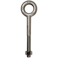 Eye Bolt Without Shoulder, 5/16"-18, 6 in Shank, 5/8 in ID, 316 Stainless Steel, Plain