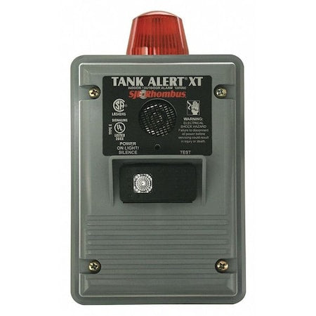 Tank Alarm, Audio, Visual, 120V AC