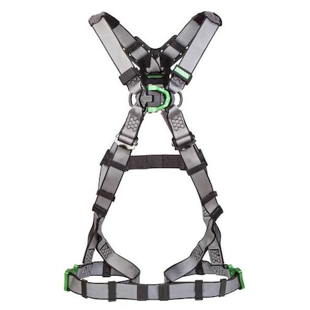 V-FIT Full Body Harness, XL, 400 lb., Quick-Connect Chest/ Quick-Connect Leg Straps