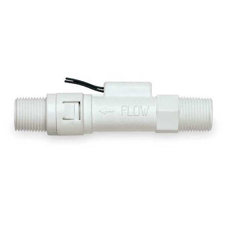3/8" MNPT SPST NO Liquid Flow Switch 1 gpm