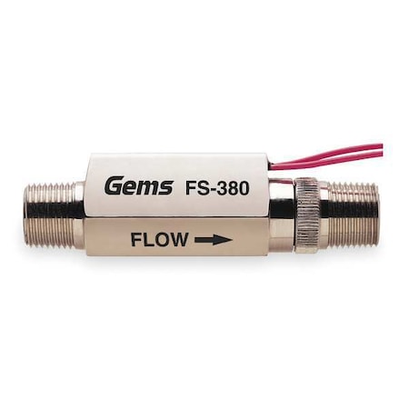 3/8" MNPT SPST NO Liquid Flow Switch 0.15 gpm