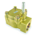 Brass Solenoid Valve Less Coil, Normally Closed, 3/4 in Pipe Size