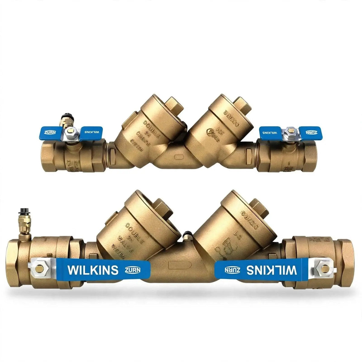 Zurn Wilkins 1.25" Double Check Valve Backflow Preventer