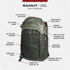 Vertx Gamut CCW - Sleek & Discreet 25L Pack w/ Hidden CCW & Laptop Sleeve