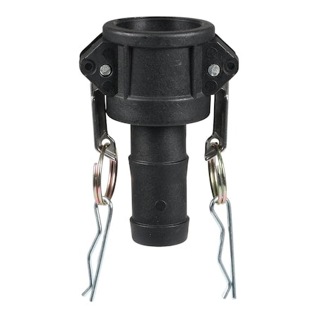 CamGrooveFttng,Hose Shank,PP,Nitrile