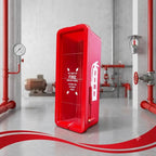 Fire Extinguisher Cabinet 10 lb Red for Easy Access