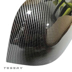 ABS Mirror Covers for Model 3/Y | 4 Finishes | 3M Tape | Scratch Protection | 3 Versions