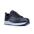 Men's Athletic Shoe, Synthetic Fabric, Synthetic Leather Upper, Black/Gray, 8 1/2