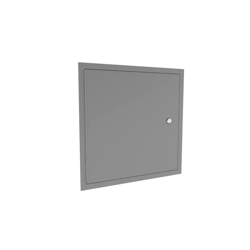 Access Panel 14" X 14" Gray With Cam Easy Access