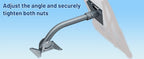 Adjustable Roof Wall Mount Kit V4 for Starlink Gen3
