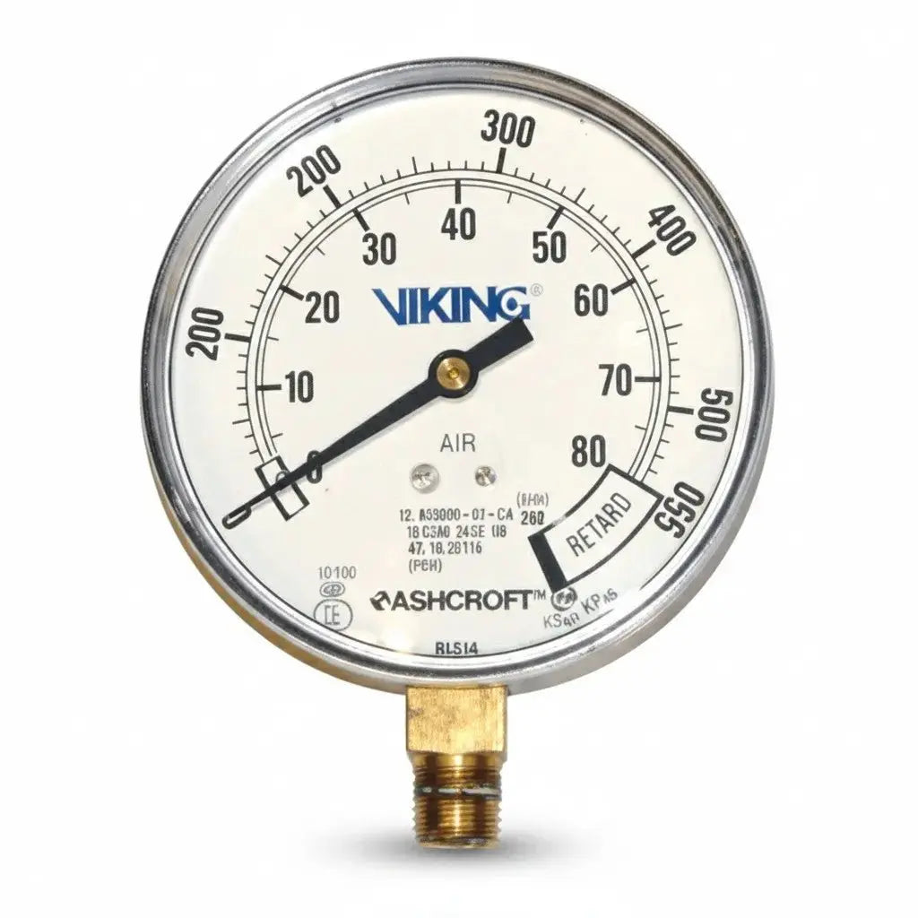 Fire Sprinkler Air/Water Gauge 0-300 PSI UL FM Approved by FPPI