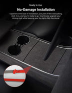 Alcantara Central Control Panel Sticker for Tesla Model 3 (17-20)