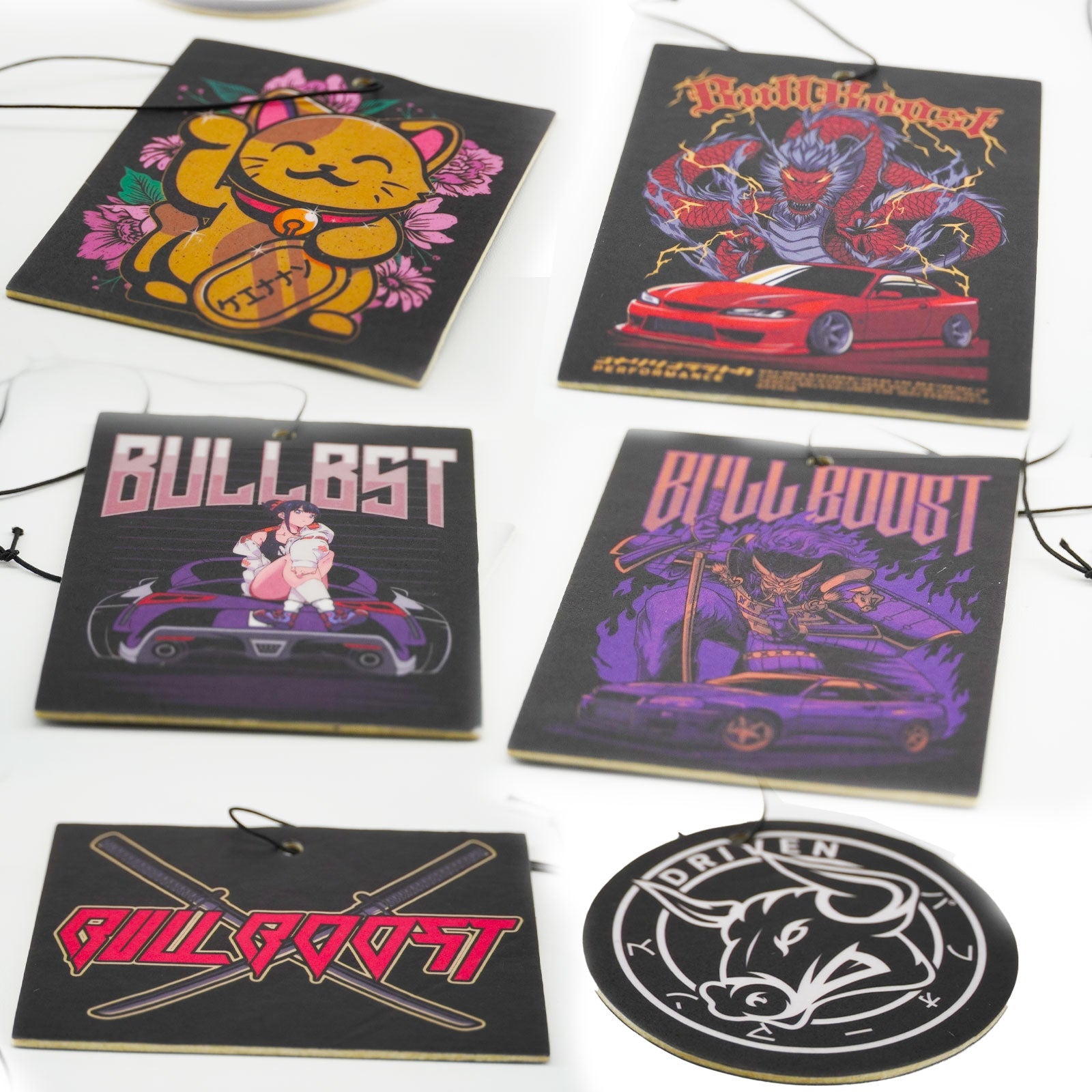Bull Boost New Car Smell Air Fresheners 6 Pack