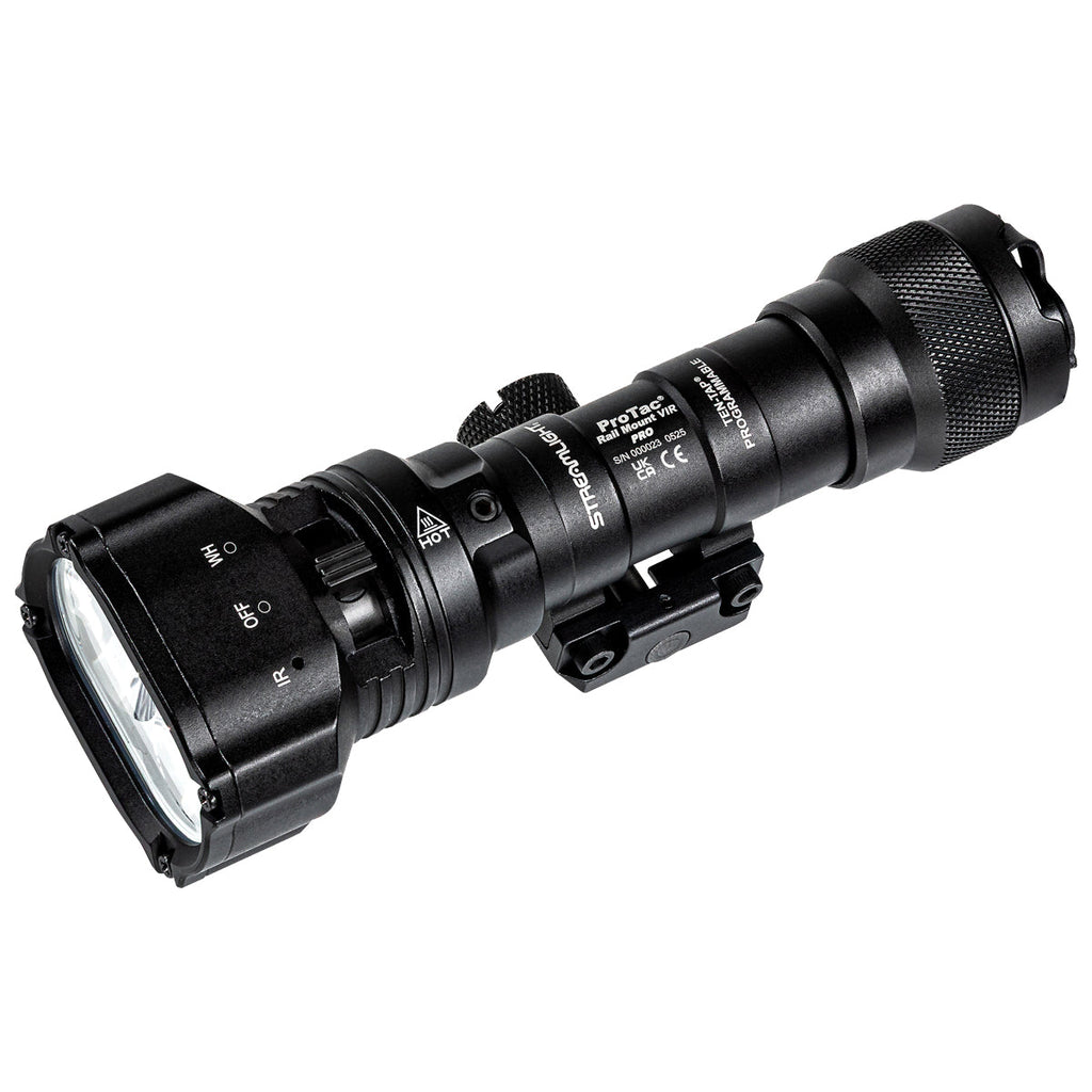 Streamlight ProTac VIR Pro - Multi-Fuel Light w/ 40,000 Candela & IR Illuminator - Night Vision Ready