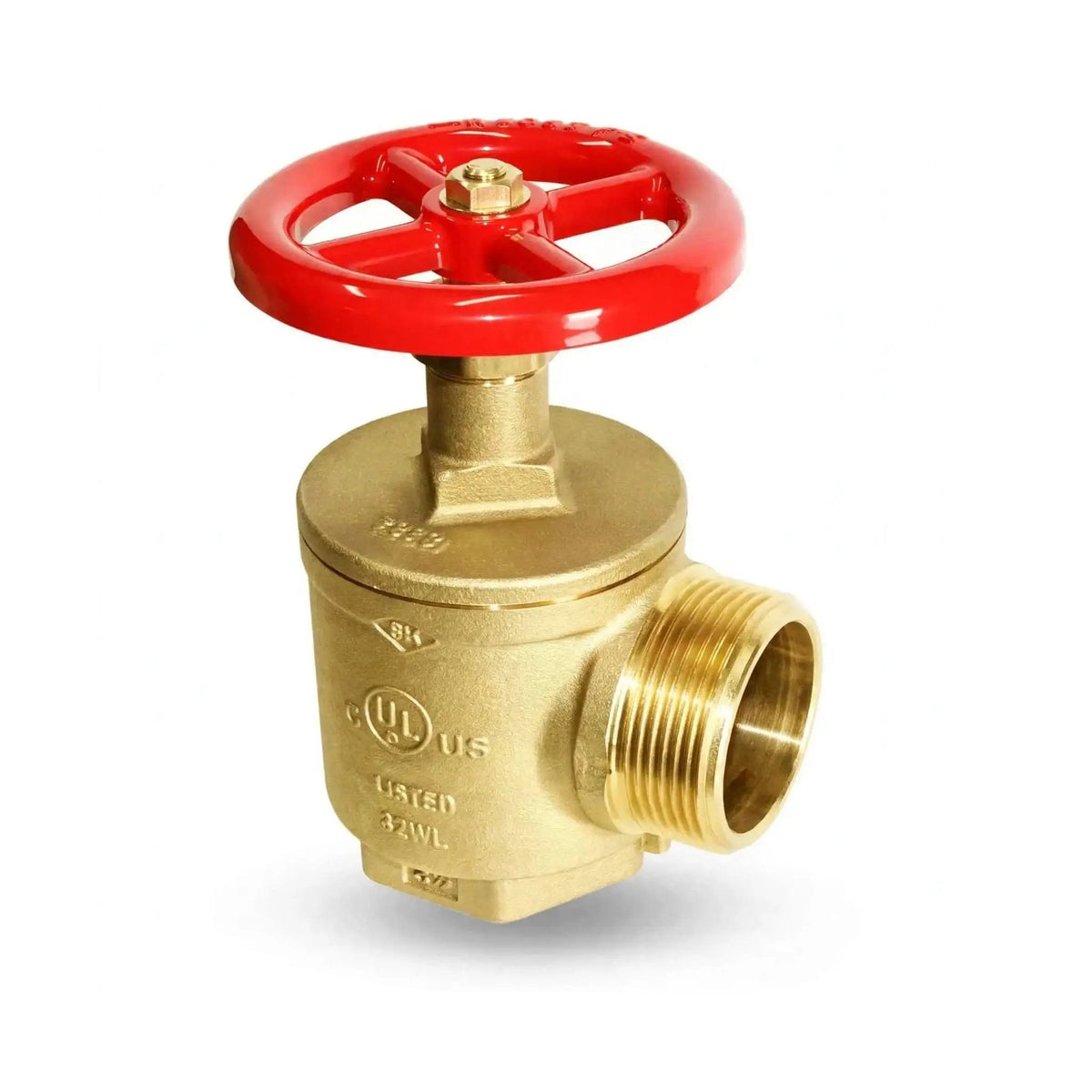 2-1/2 in. FNPT x MNST Angle Hose Valve
