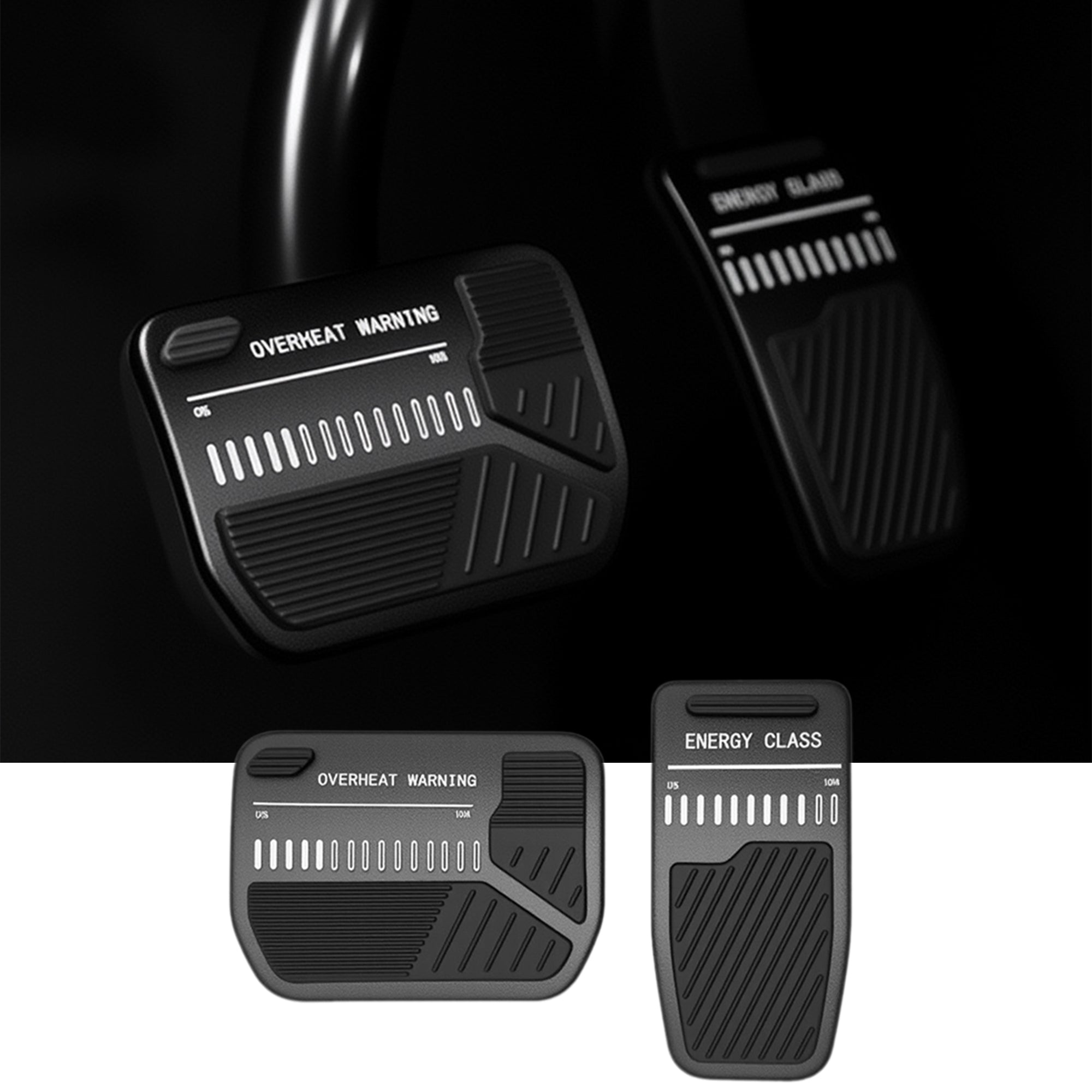 Anti-Slip Pedal Covers for Model 3/Y | 2-Piece Set | Aluminum