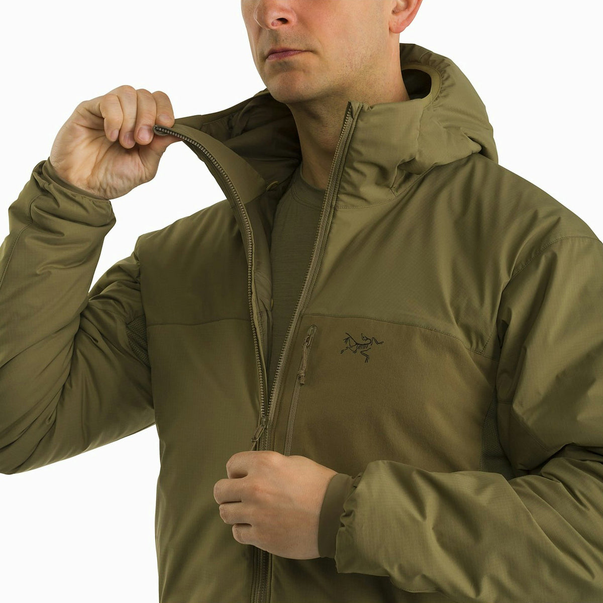 Arc'teryx LEAF Atom LT Hoody Gen 2.1 Men's: Cold Weather Mid-Layer with No Slip Zip