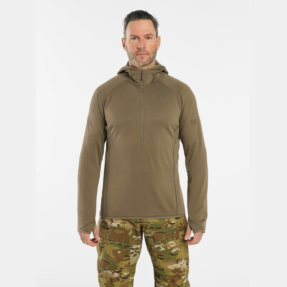 Arc'teryx LEAF Delta AR 1/2 Zip Neck Hoody Men's - Mid Layer