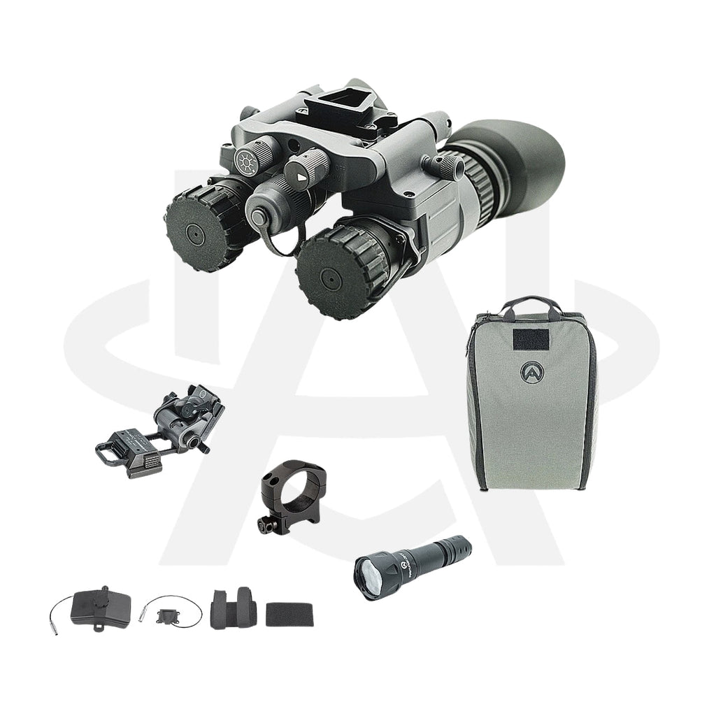 Armasight BNVD-40: 1600+ FOM Gen 3 White Phosphor with Wilcox G95 Mount & IR Illuminator