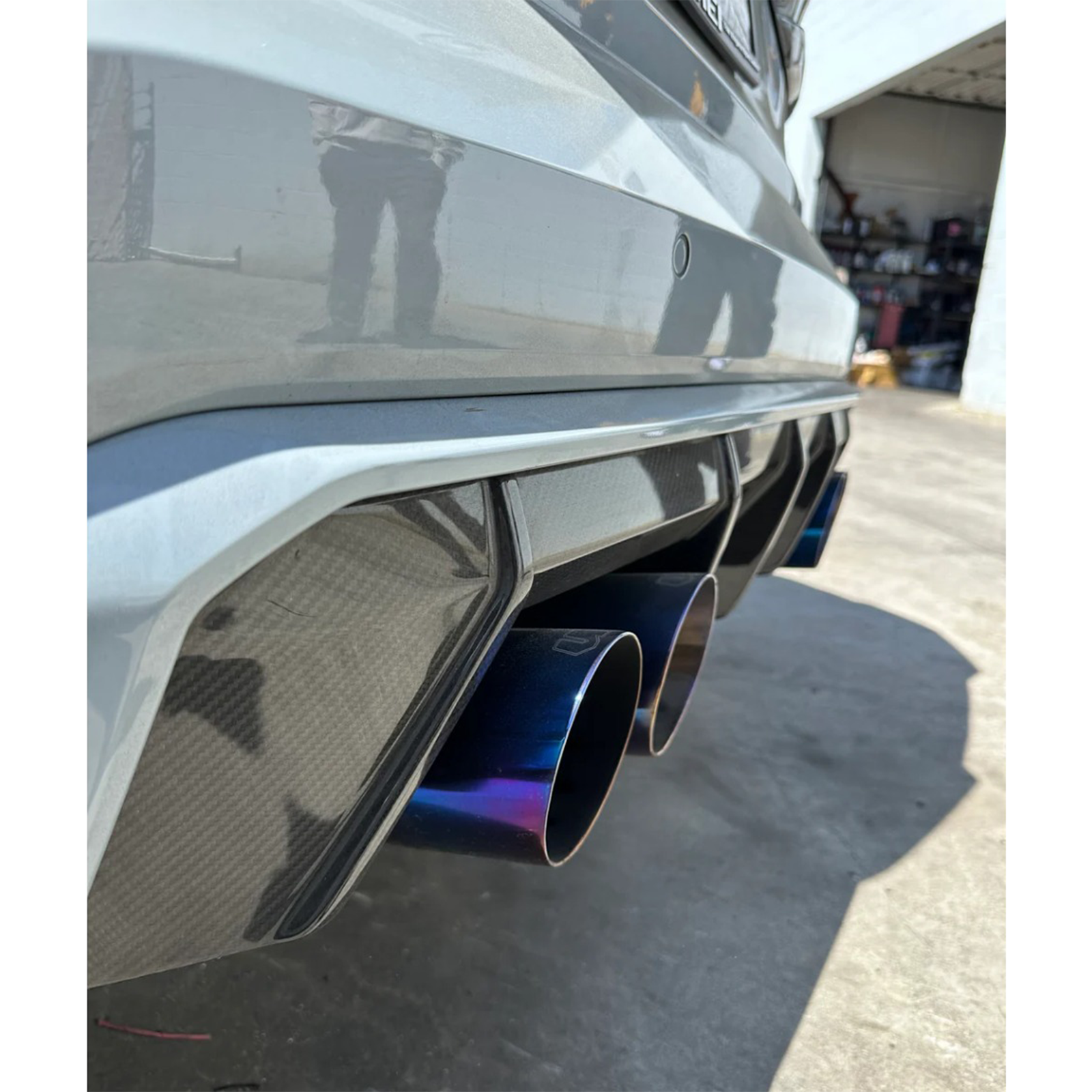 M Performance Style Carbon Fiber Rear Diffuser for BMW G80 M3 G82 G83 M4