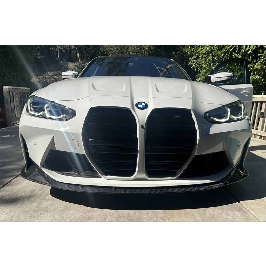 Pre-Preg CT Style Carbon Fiber Front Lip for BMW G80 M3 G82 G83 M4
