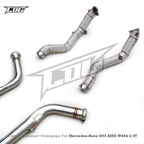 Titanium Catback Exhaust System with Free Flow Downpipes for Mercedes Benz G63 AMG W464 4.0T