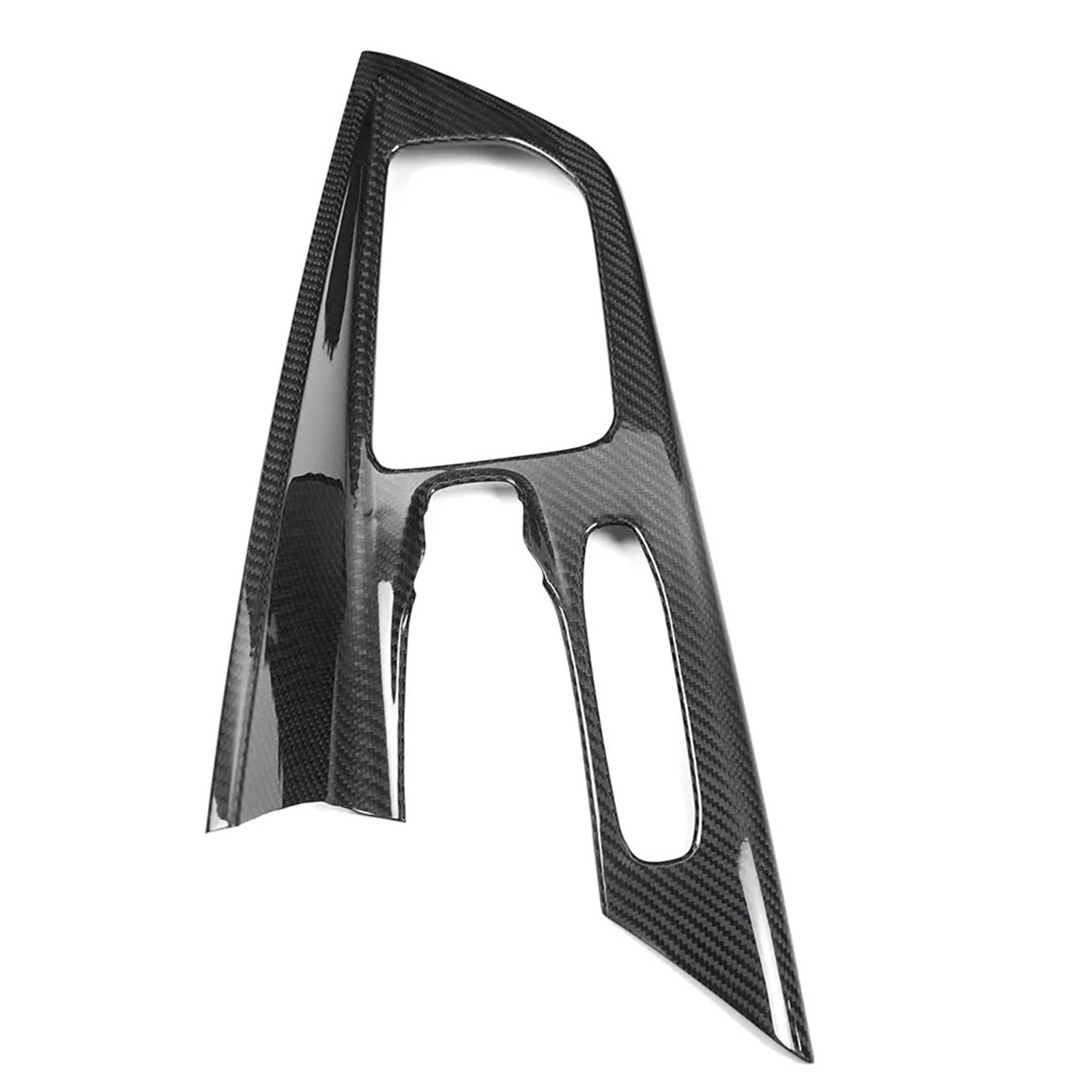Dry Carbon Fiber Center Console Panel Interior Trim for Chevrolet Corvette C8