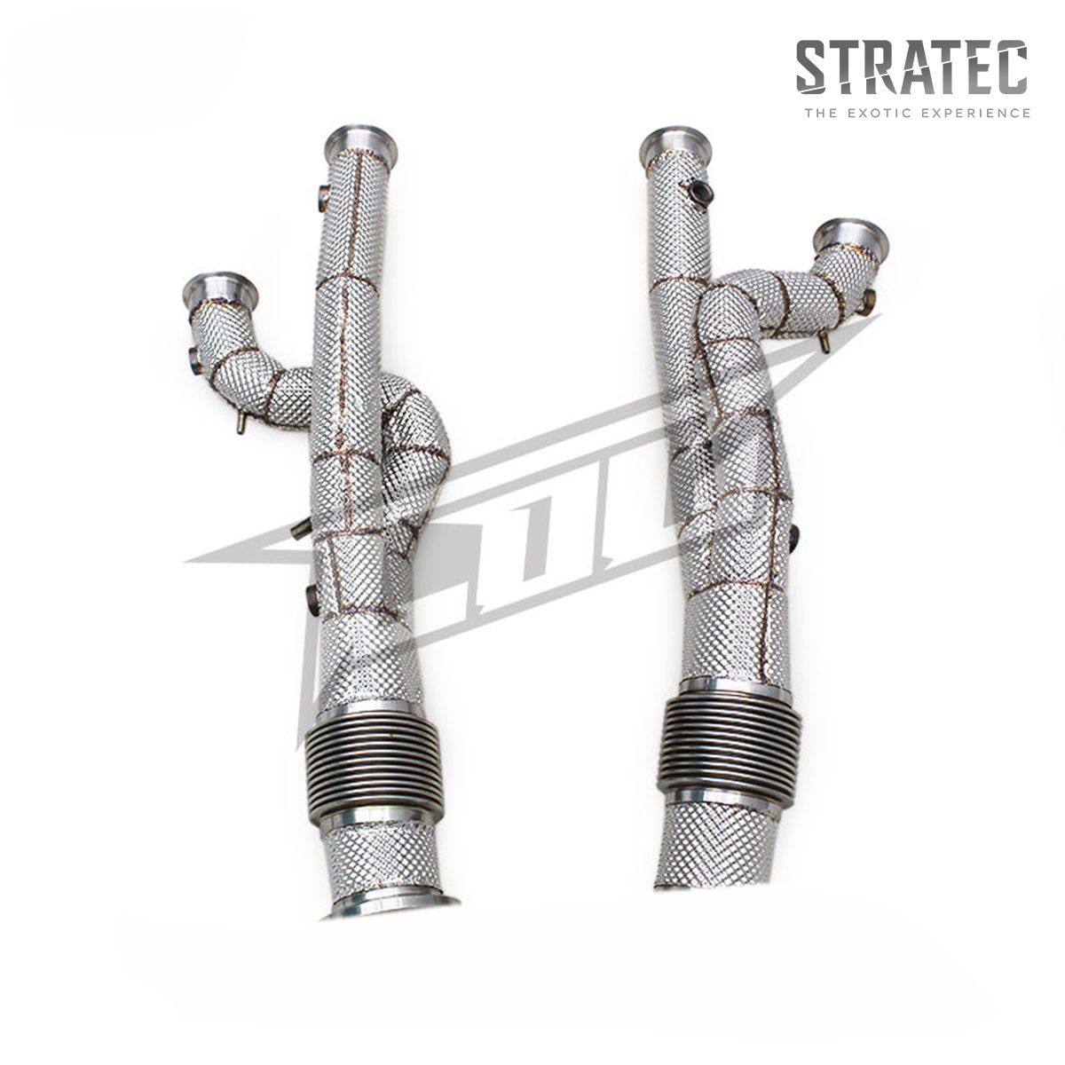 Straight Through Exhaust Downpipe System for Lamborghini Aventador SVJ Ultimae