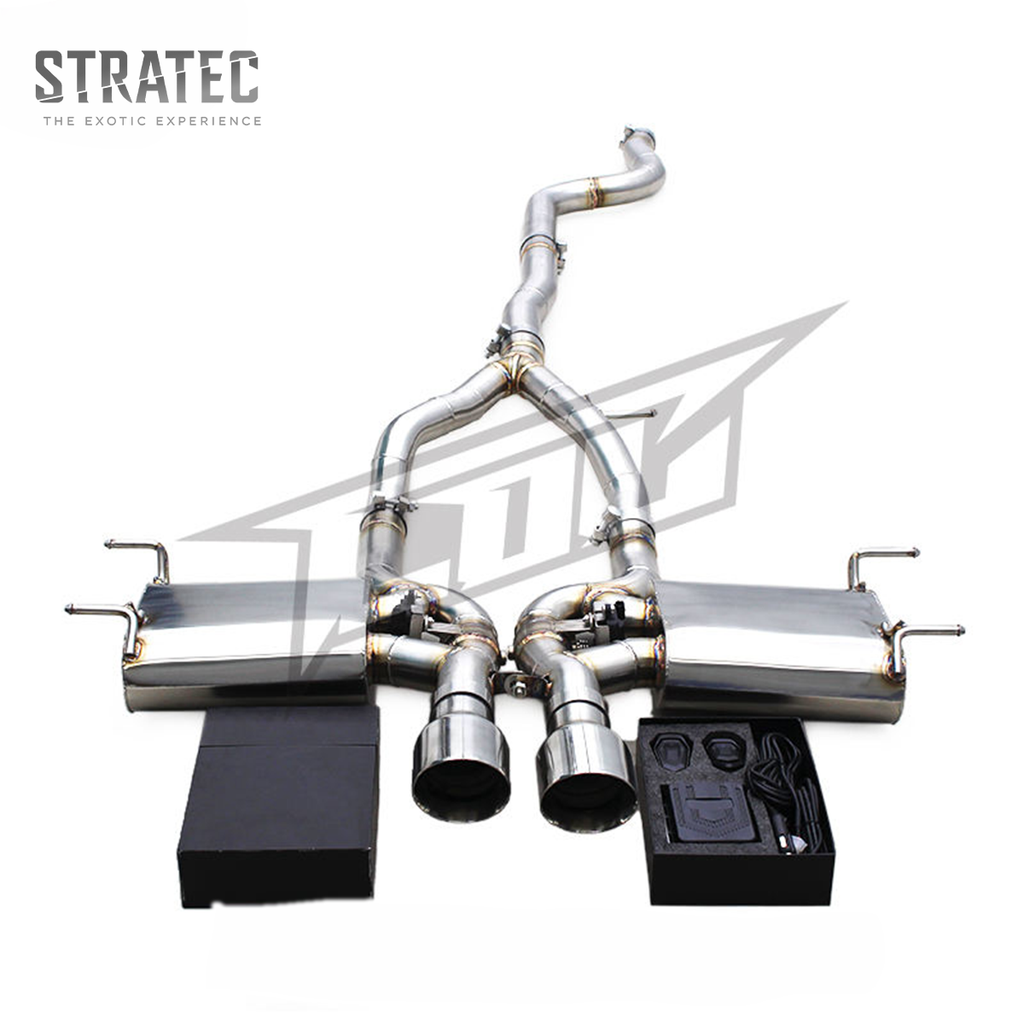 Valved Stainless Steel Performance Exhaust System for Jaguar F‑TYPE 3.0T