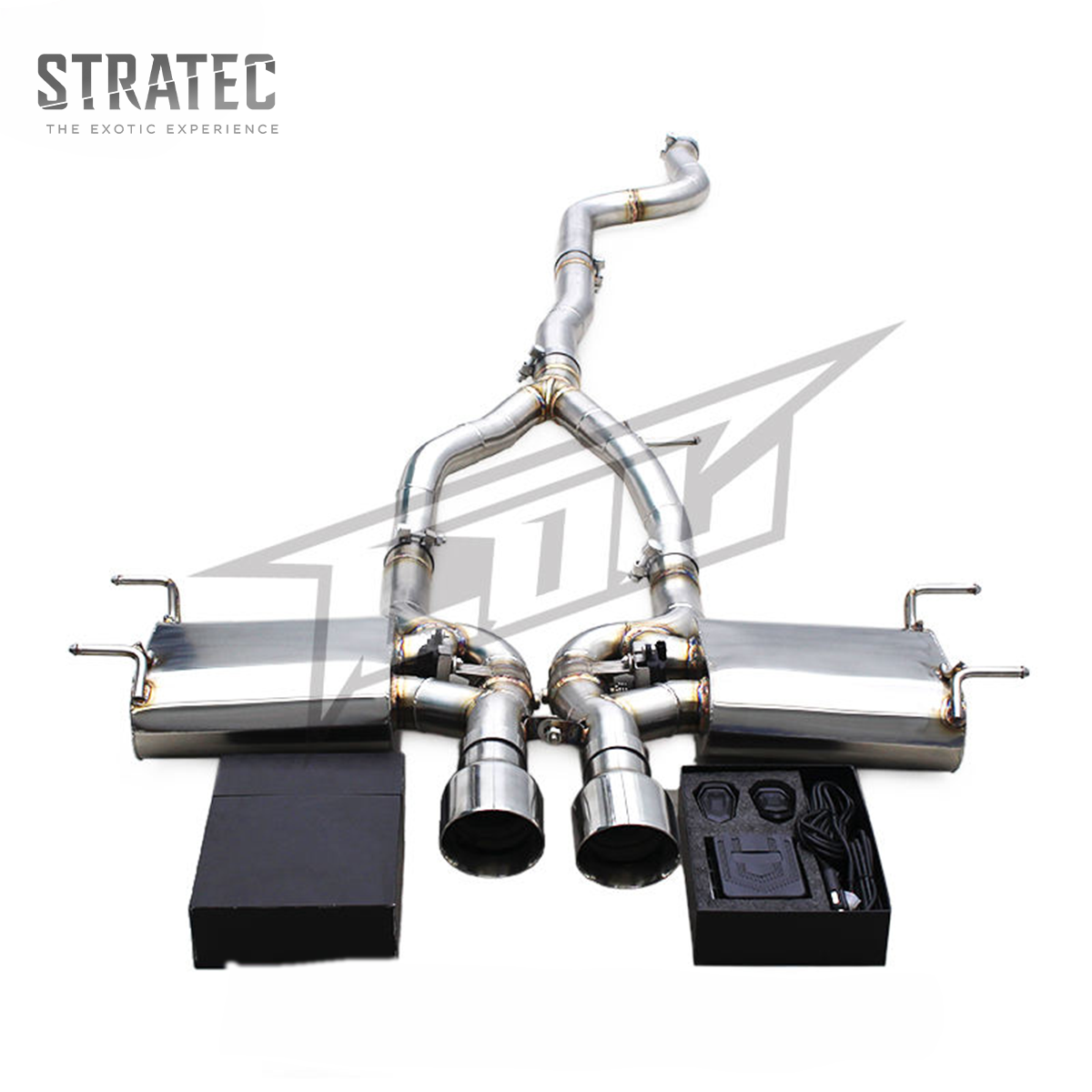 Valved Stainless Steel Performance Exhaust System for Jaguar F‑TYPE 3.0T