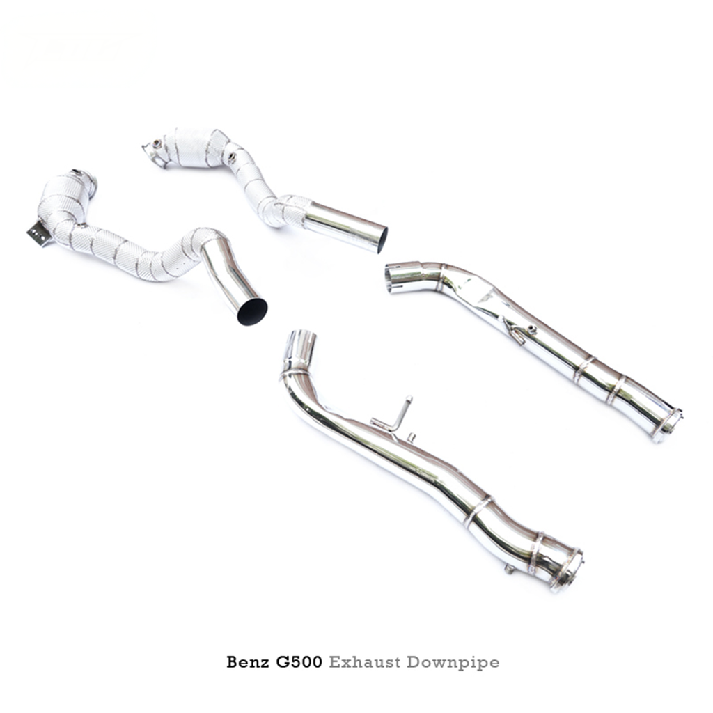 High Flow Catted T304 Stainless Downpipe for Mercedes Benz G500 W463A 4.0T