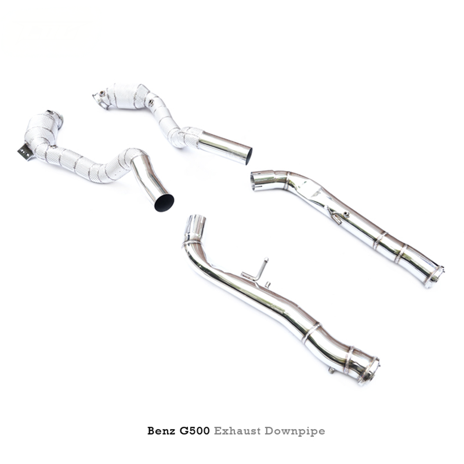 High Flow Catted T304 Stainless Downpipe for Mercedes Benz G500 W463A 4.0T