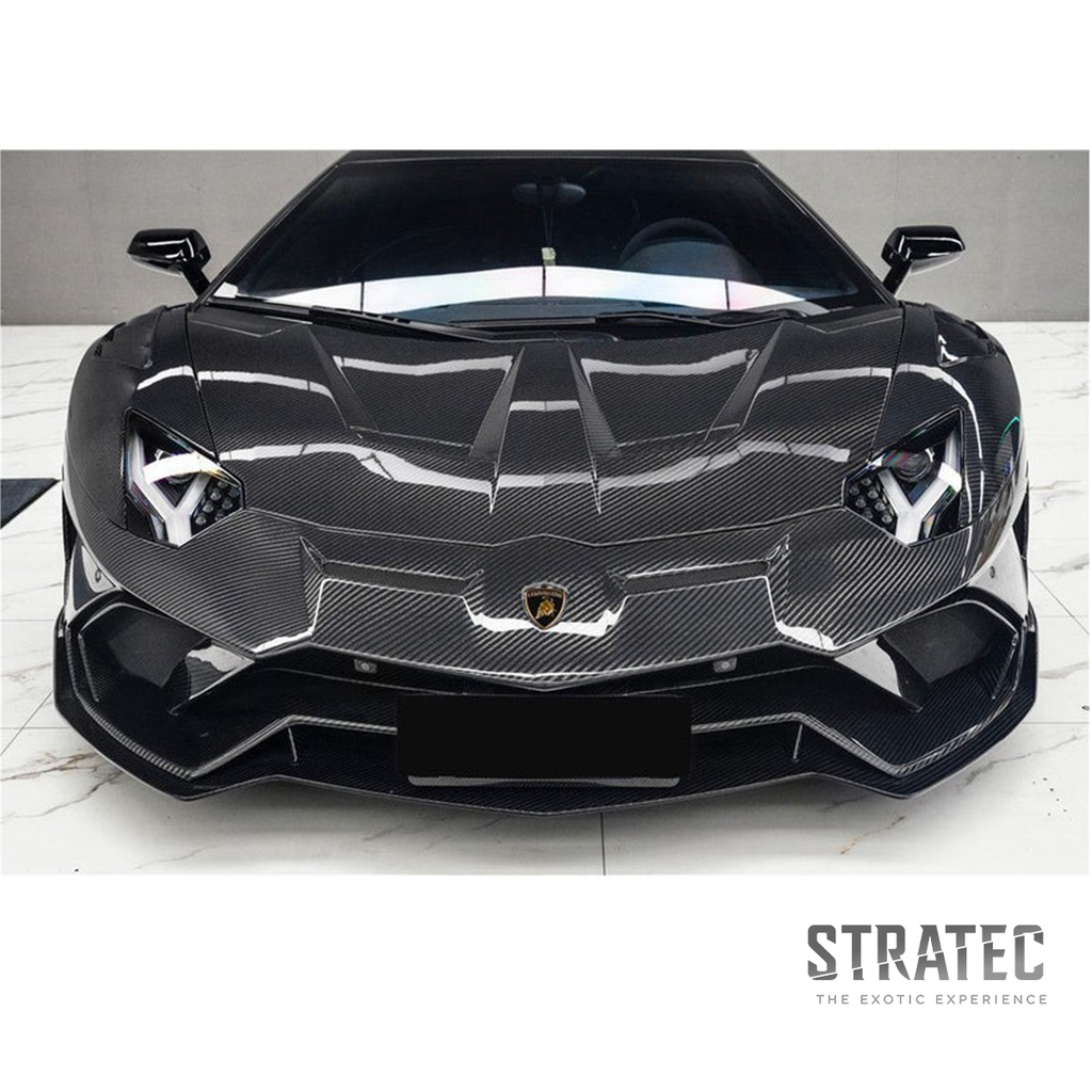 SVJ Style Full Carbon Fiber Aero Body Kit for Lamborghini Aventador LP700 LP740 LP750 Coupe