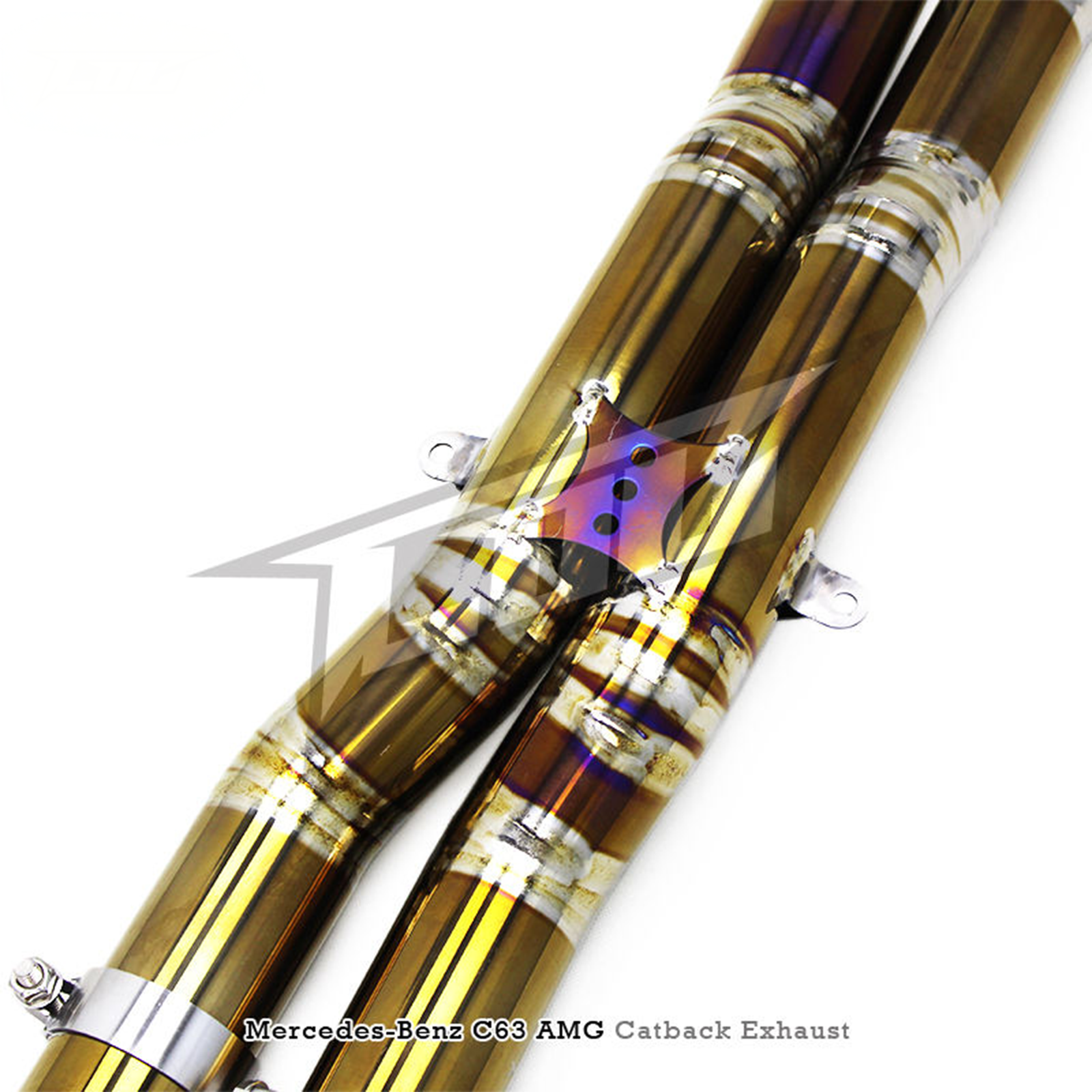 Titanium Catback Exhaust System for Mercedes Benz C63 AMG W205 4.0T