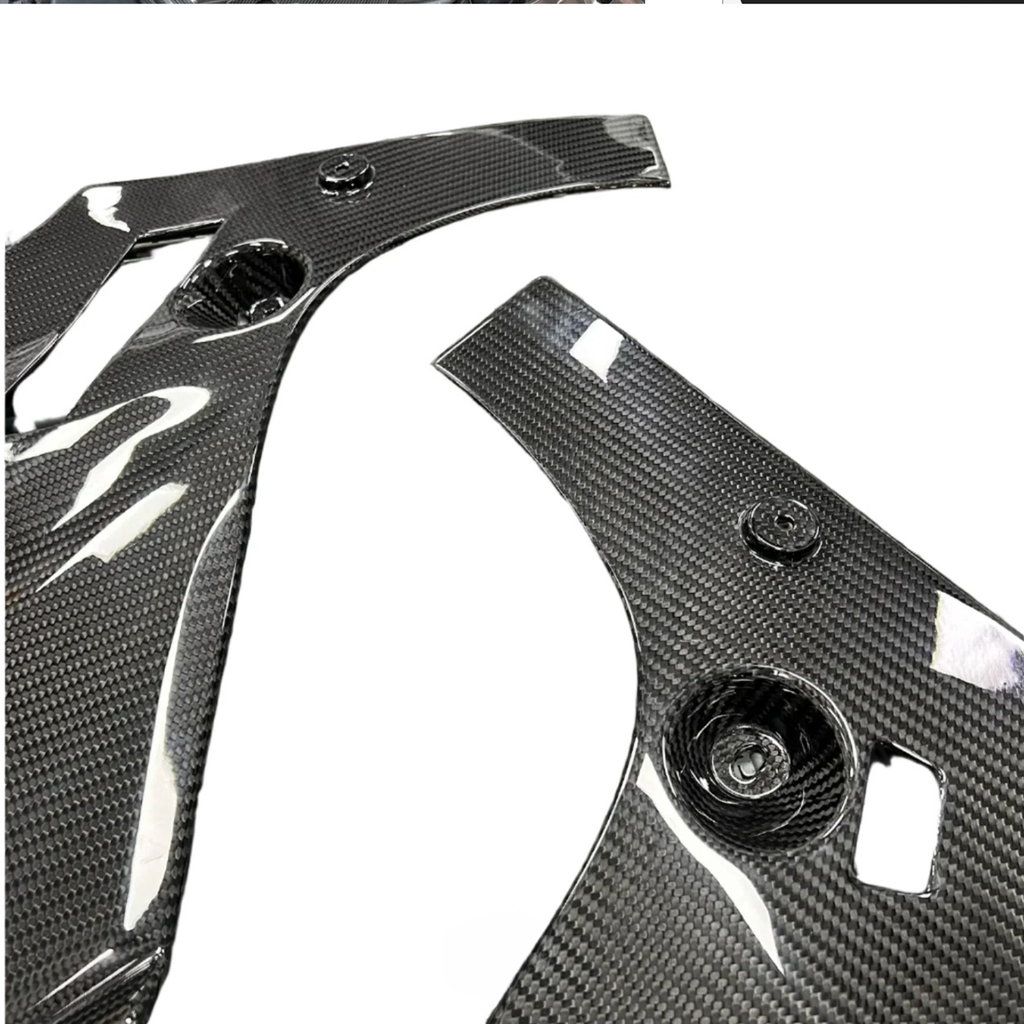 Carbon Fiber Engine Bay Headlight Corner Covers for BMW F90 M5