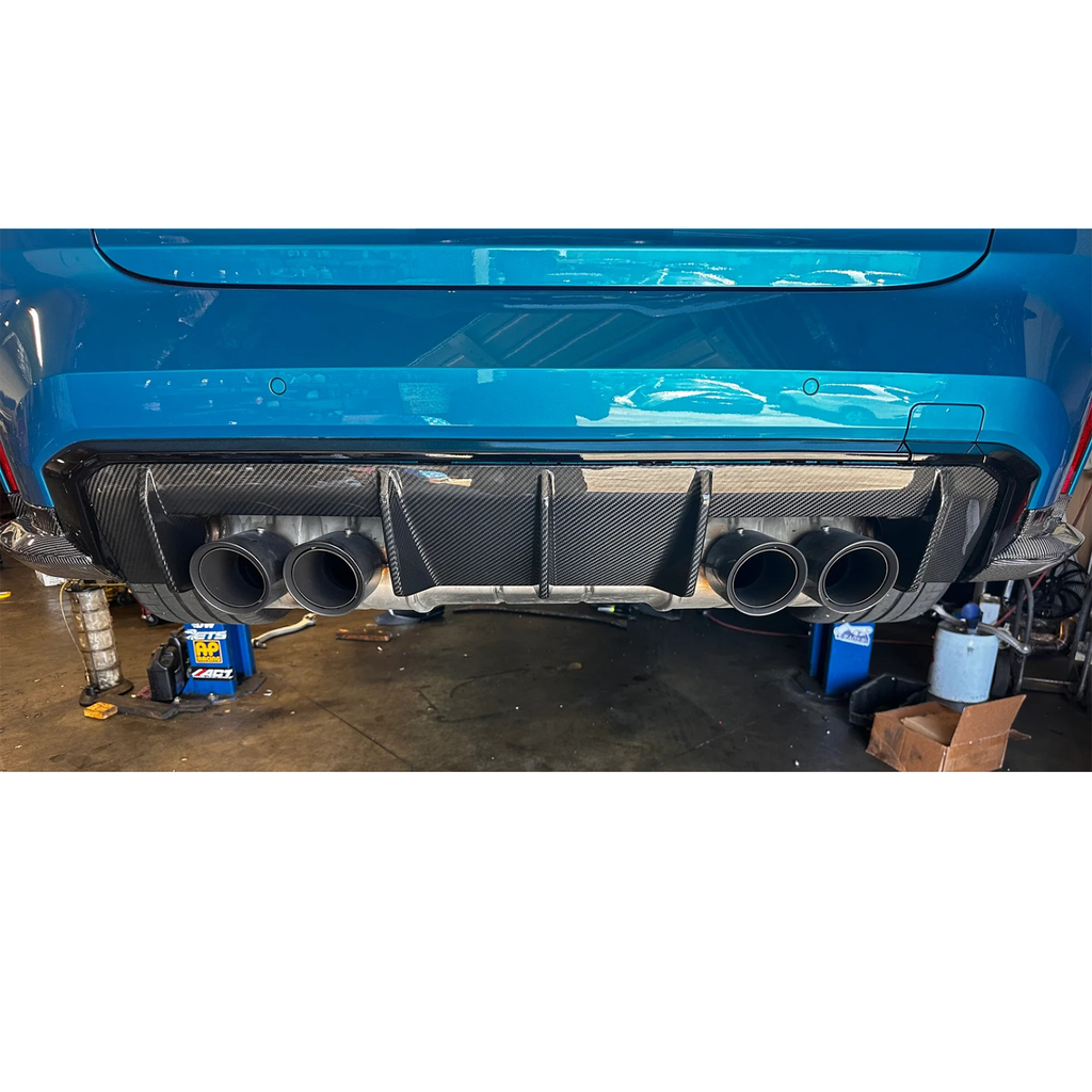 M Performance Style Carbon Fiber Rear Diffuser for BMW G80 M3 G82 G83 M4